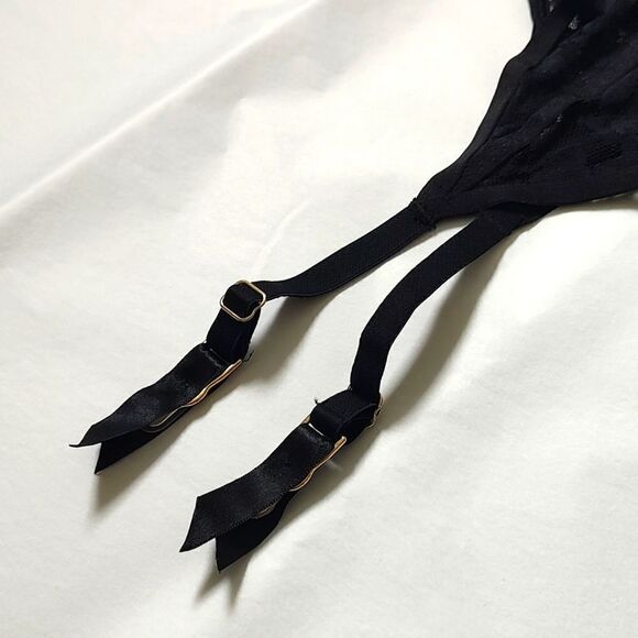 New With Tag La Senza Size XS High Waist‎ Black Garter Skirt - Picture 9 of 15